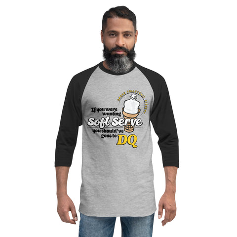 SMASH Soft Serve 3/4 Sleeve Raglan Shirt