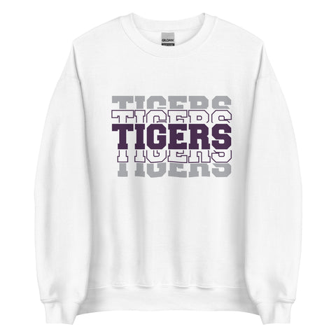 Tigers Spiritwear - Multi Tigers Gildan Crewneck Sweatshirt