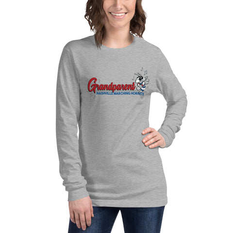 Marching Band Grandparent Unisex Long Sleeve Tee - Bella + Canvas