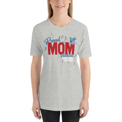 Proud Band Mom Unisex T-Shirt - Bella + Canvas