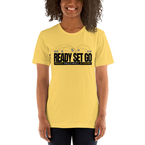 SMASH Ready Set Go Unisex Short Sleeve T-shirt