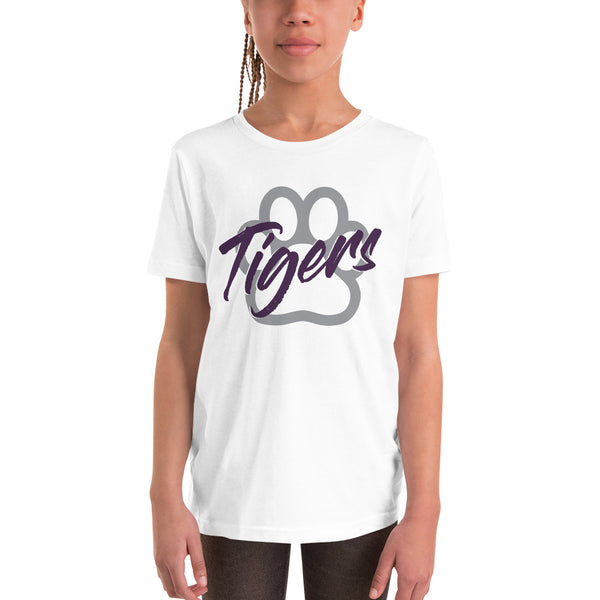 Tigers Spiritwear - YOUTH Big Paw Short Sleeve Tshirt